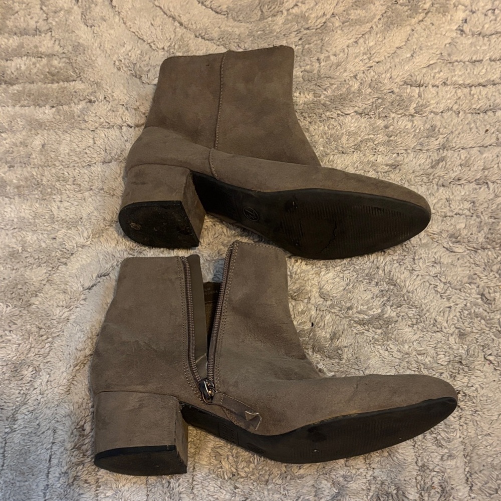 Stylish Gray Ankle Boots